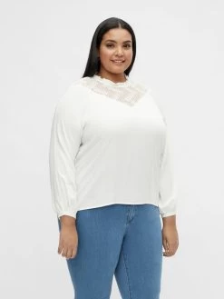 Kanten Blouses Blouse Dames Wit -Vila 00015d23ca5fe0317ce4ad72ddda2c5e