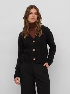 Vila Vesten Gebreid Vest Oa Dames Zwart 11 Vila Vesten Gebreid Vest Oa Dames Zwart -Vila 00ecf793a3be3f64111f7ec4613f618e