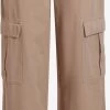 Vila Straight Regular Cargojeans Tilo Dames Lichtbruin -Vila 01f975e5d521087495003ebae96bf212
