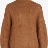 Vila Coltruien Oversized Trui TRIPS Dames Karamel