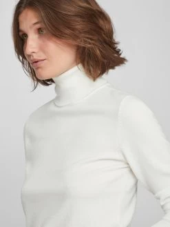 Vila Coltruien Trui Comfy Dames Wit -Vila 02e30db97980ca8823baf84c26868fc1