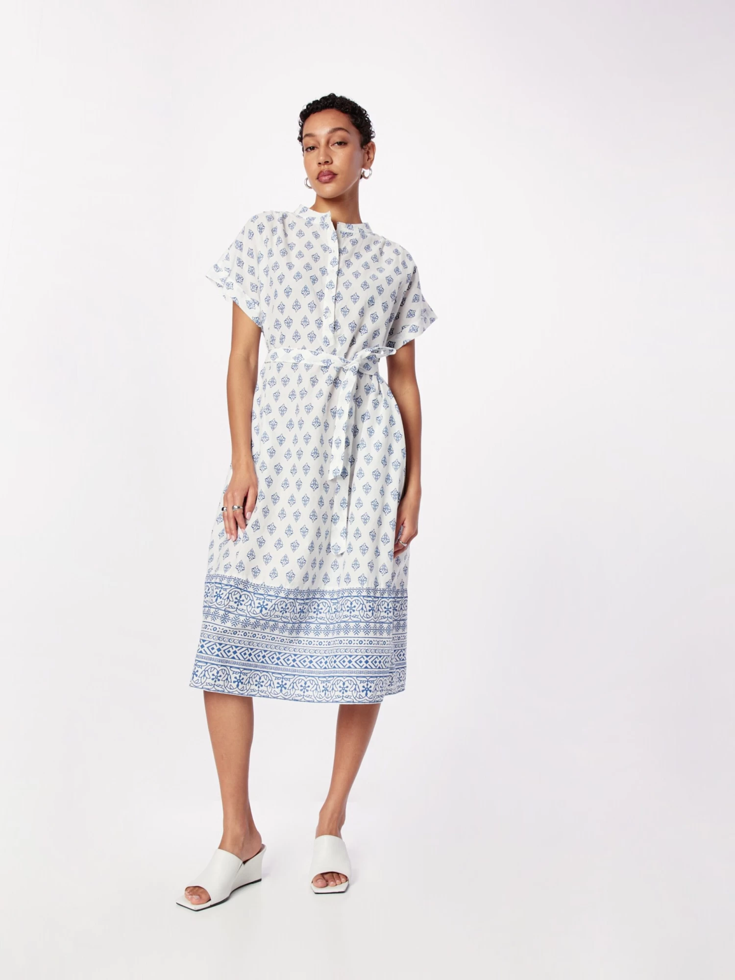 Vila Blousejurken Blousejurk Hymna Dames Wit 5 Vila Blousejurken Blousejurk Hymna Dames Wit - Afbeelding 3