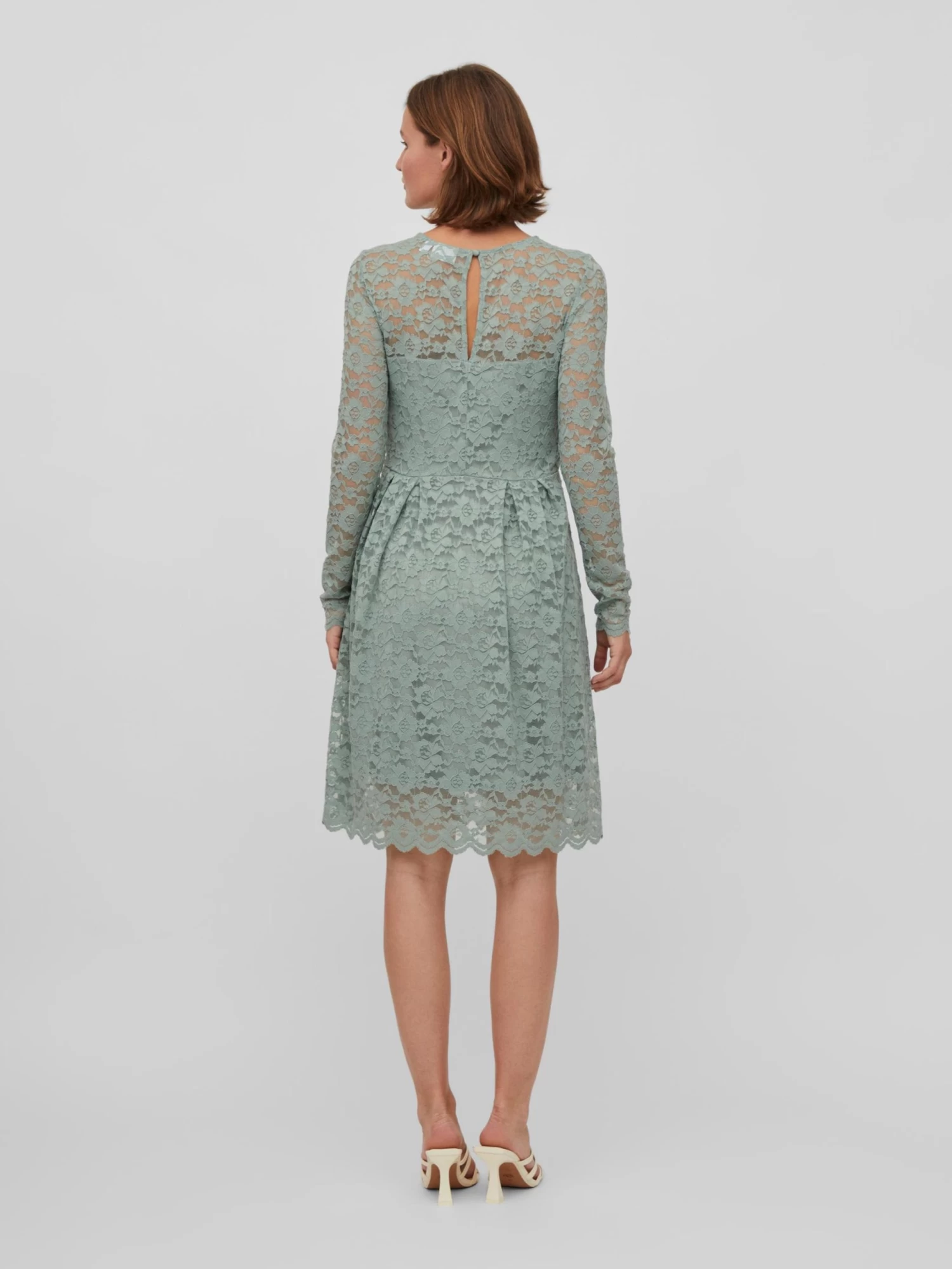 Vila Mini Jurken Jurk Kalila Dames Pastelgroen 7 Vila Mini Jurken Jurk Kalila Dames Pastelgroen - Afbeelding 5