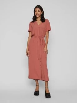 Vila Maxi Jurken Jurk Dames Rood 11 Vila Maxi Jurken Jurk Dames Rood -Vila 039a8a34d17dc325636df6b54c5f6bbe