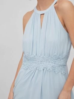 Vila Maxi Jurken Jurk Dames Lichtblauw -Vila 0565a21dbbea8dfc35509e443200d2bb