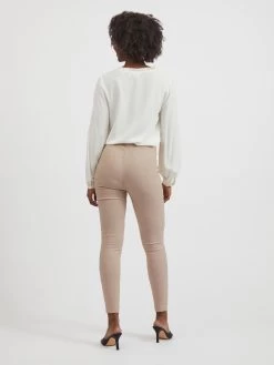 Vila Broeken Skinny Leggings Laura Lou Dames Beige 12 Vila Broeken Skinny Leggings Laura Lou Dames Beige -Vila 057e83b485c070f8180a539cf13e550d