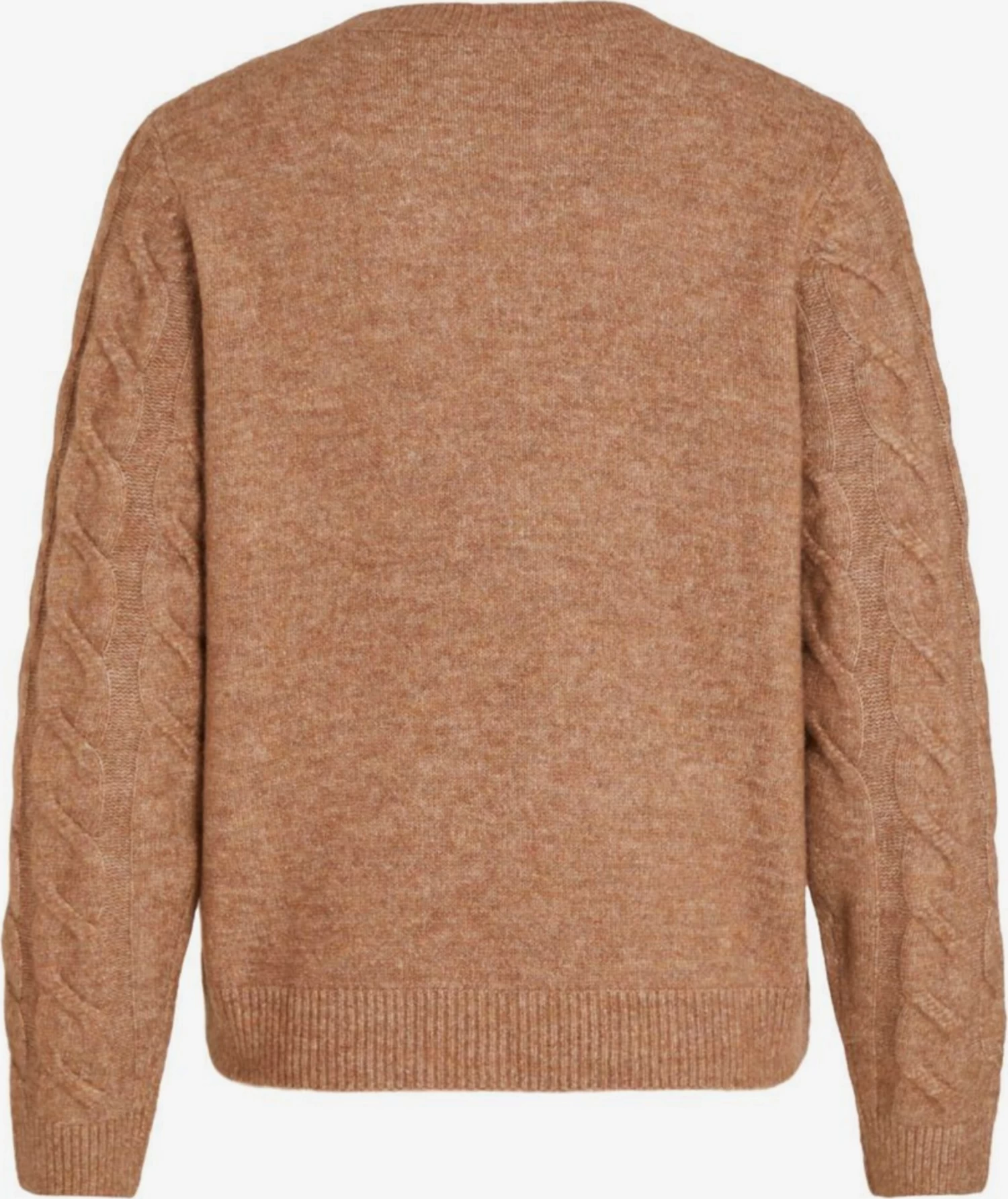 Vila Fijngebreide Truien Trui Ella Dames Lichtbruin 4 Vila Fijngebreide Truien Trui Ella Dames Lichtbruin - Afbeelding 2