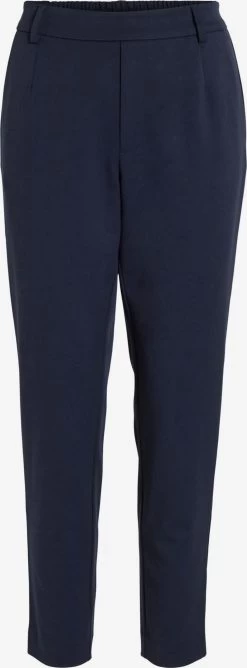 Vila Pantalons Tapered Broek Dames Blauw