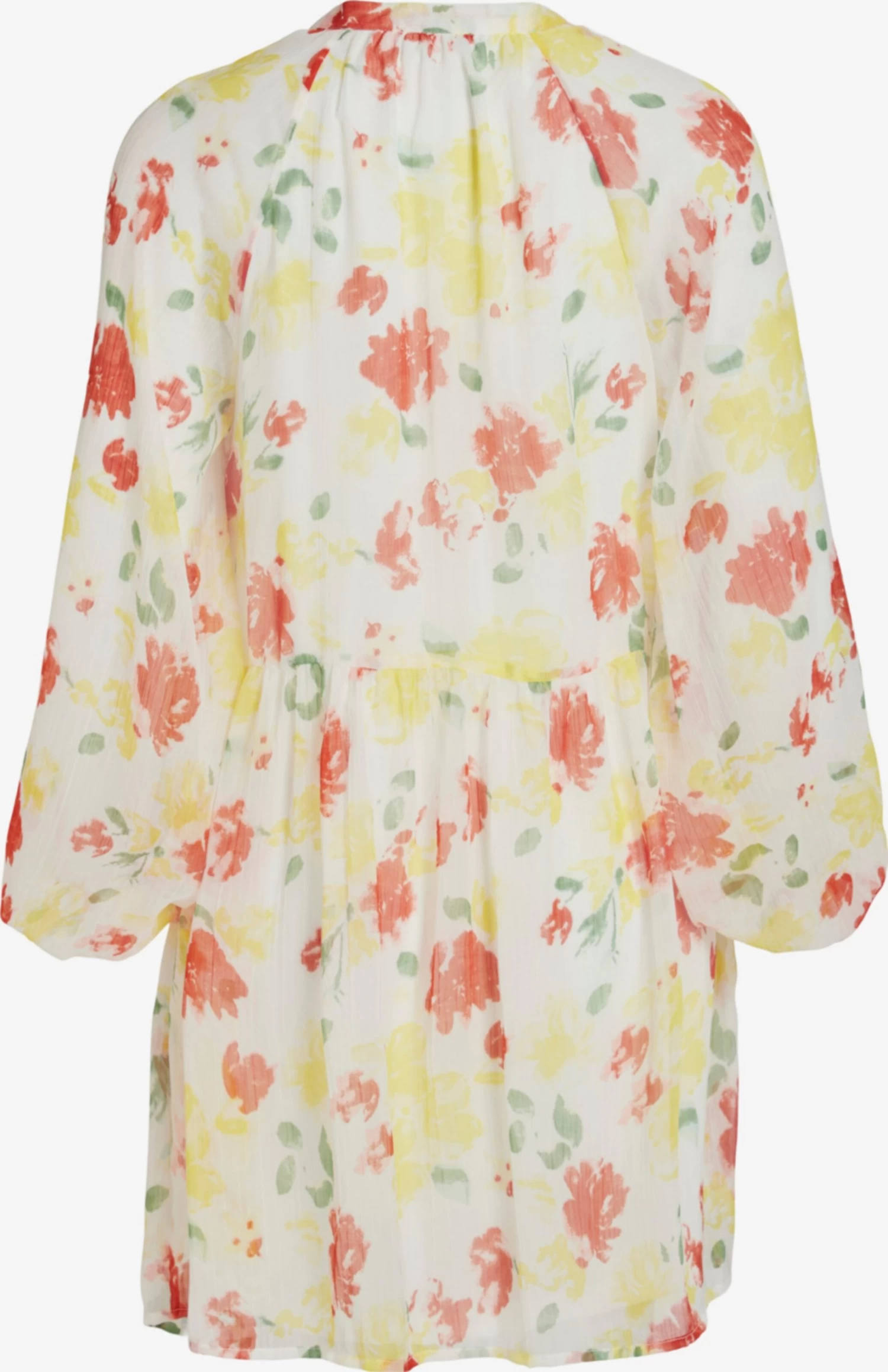 Vila Blousejurken Blousejurk Falia Dames Wit 4 Vila Blousejurken Blousejurk Falia Dames Wit - Afbeelding 2