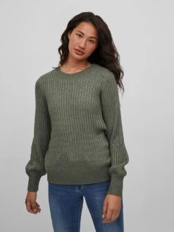 Vila Fijngebreide Truien Trui Taria Dames Groen 9 Vila Fijngebreide Truien Trui Taria Dames Groen -Vila 07148160344ad6df1d9db291b3cea560