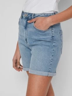 Vila Denim Shorts Regular Jeans Jo Dames Blauw 11 Vila Denim Shorts Regular Jeans Jo Dames Blauw -Vila 07434e3e98ddc0a200609b209b435f59
