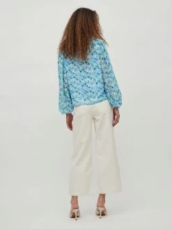 Vila Blouseshirts Blouse Dames Blauw / Navy / Lichtblauw 10 Vila Blouseshirts Blouse Dames Blauw / Navy / Lichtblauw -Vila 076f9edb720867358ba10d8d7586184d