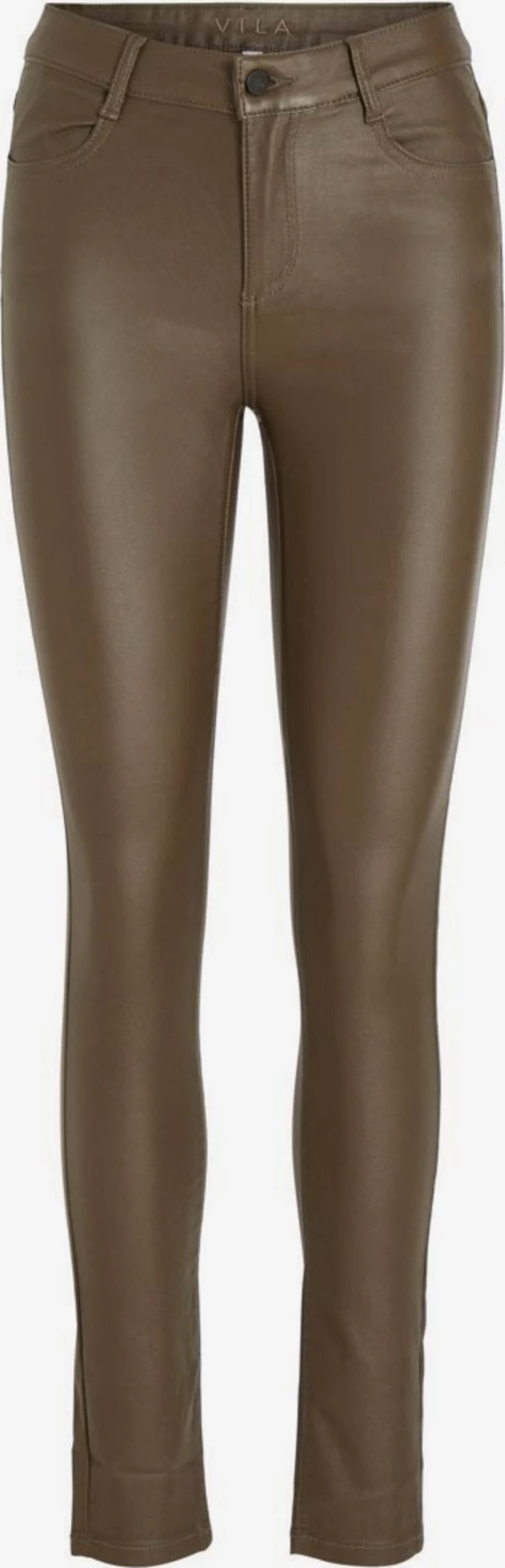 Vila Jeans Skinny Jeans Dames Kaki 3 Vila Jeans Skinny Jeans Dames Kaki