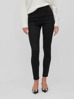 Vila Jeans Skinny Jeans Dames Zwart 11 Vila Jeans Skinny Jeans Dames Zwart -Vila 07a060729cd12cbda5b005f66c014c0d