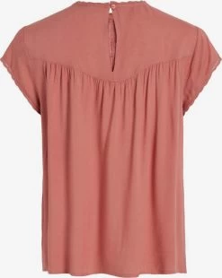 Vila Kanten Blouses Blouse Dames Pastelrood -Vila 08014f5924a8a82a869d6bc20c9eaa35