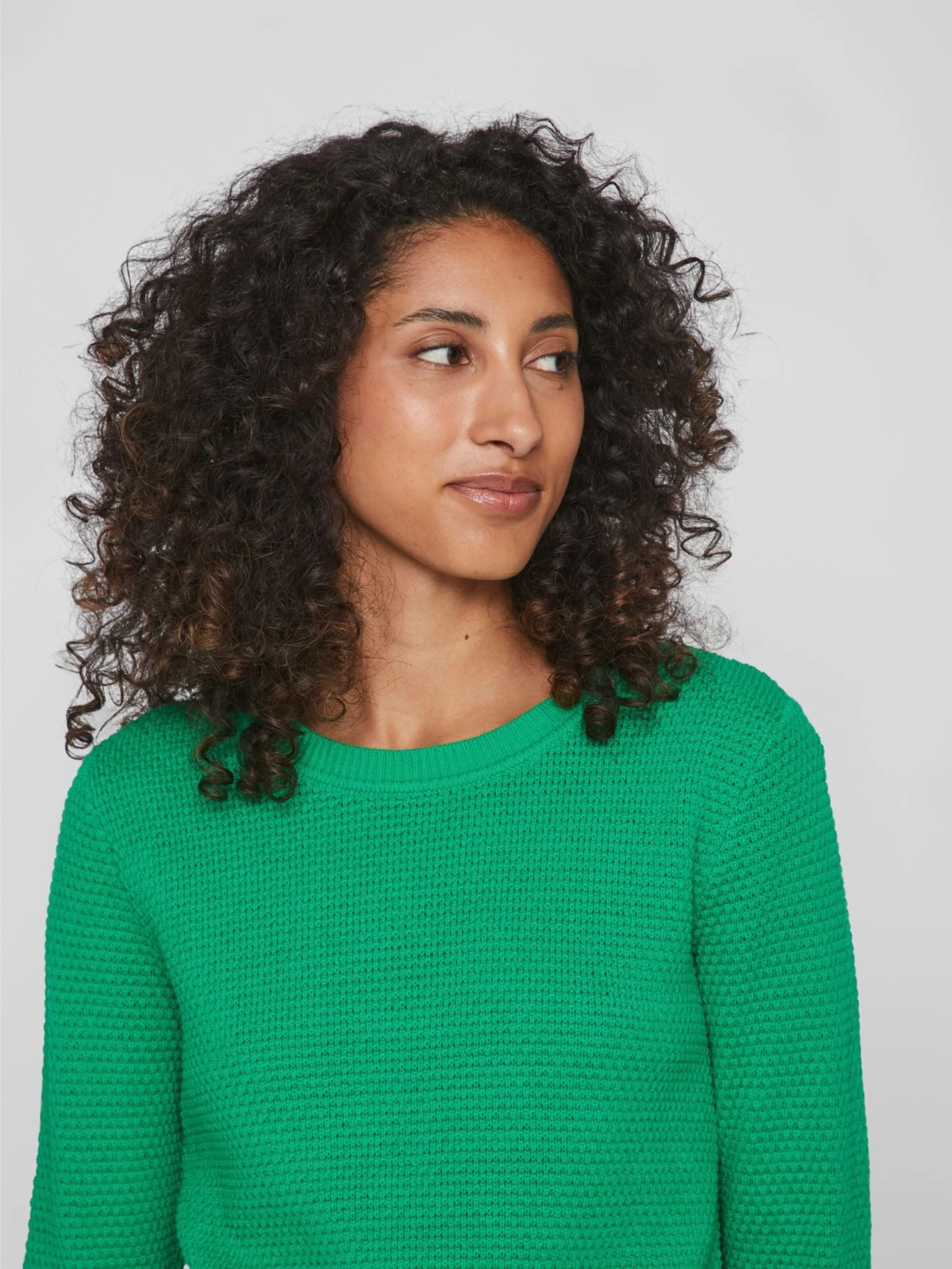 Vila Basic Truien Trui Dames Groen 9 Vila Basic Truien Trui Dames Groen - Afbeelding 7