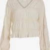 Vila Kanten Blouses Blouse Lea Dames Nude -Vila 0935dcd8a0f26d16a18df5f0fd7b61bf