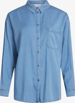 Vila Overhemden Blouse Bista Dames Blauw
