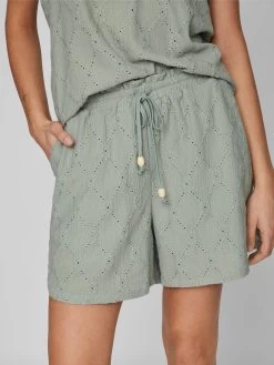 Vila Shorts Loosefit Broek DELLA Dames Mintgroen -Vila 0b2bb9e58571876d03b87b21d3cd5e8f