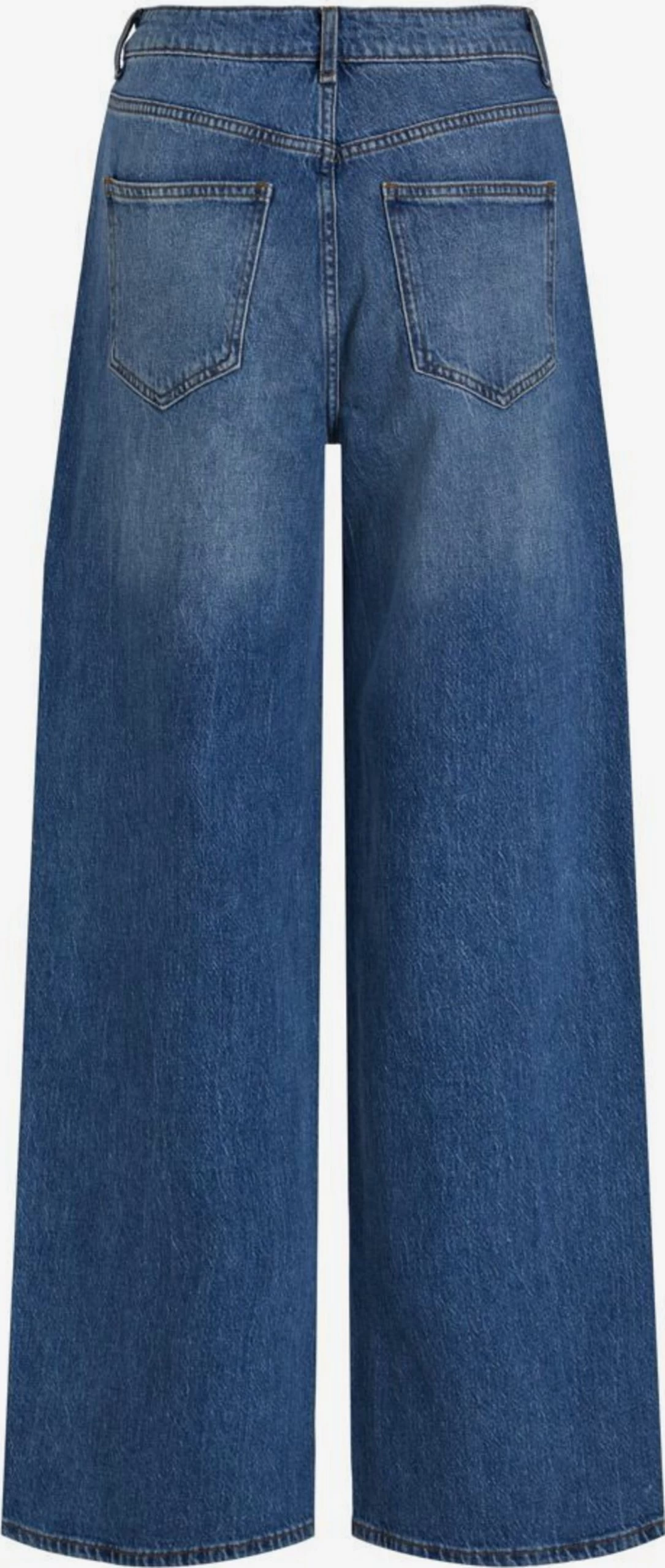 Vila Wide Leg Wide Leg Jeans Dames Blauw 4 Vila Wide Leg Wide Leg Jeans Dames Blauw - Afbeelding 2