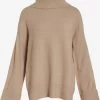 Vila Coltruien Trui Rolfie Dames Beige -Vila 0c46965b03cd32d6456597c03dccd315