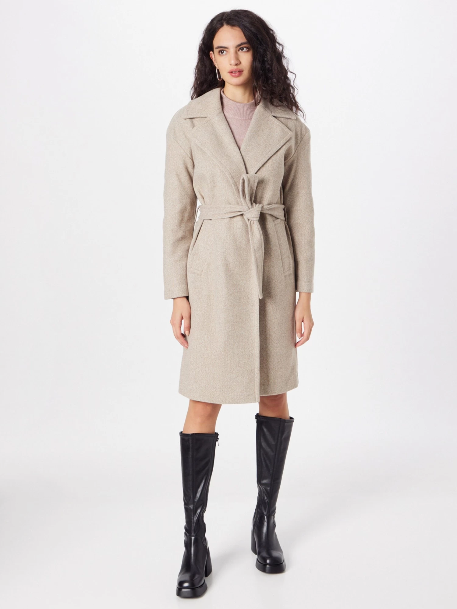 Vila Tussenmantels Tussenmantel Binas Dames Stone Grey 4 Vila Tussenmantels Tussenmantel Binas Dames Stone Grey - Afbeelding 2