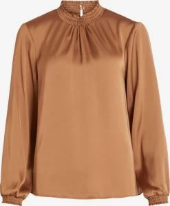 Vila Blouseshirts Blouse Dames Bruin