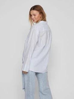 Vila Overhemden Blouse Dames Hemelsblauw -Vila 0dbec597b05c3a1f4dc1cf8b0677b39e