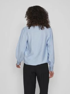 Vila Kanten Blouses Blouse Dames Blauw 13 Vila Kanten Blouses Blouse Dames Blauw -Vila 0e21ca0c5c0ba7f2638180552fef621a