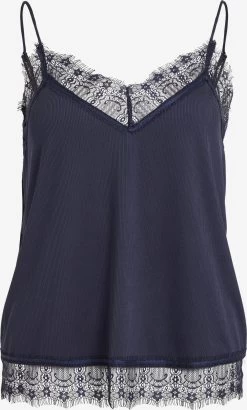 Vila Kanten Tops Top Zetty Dames Marine