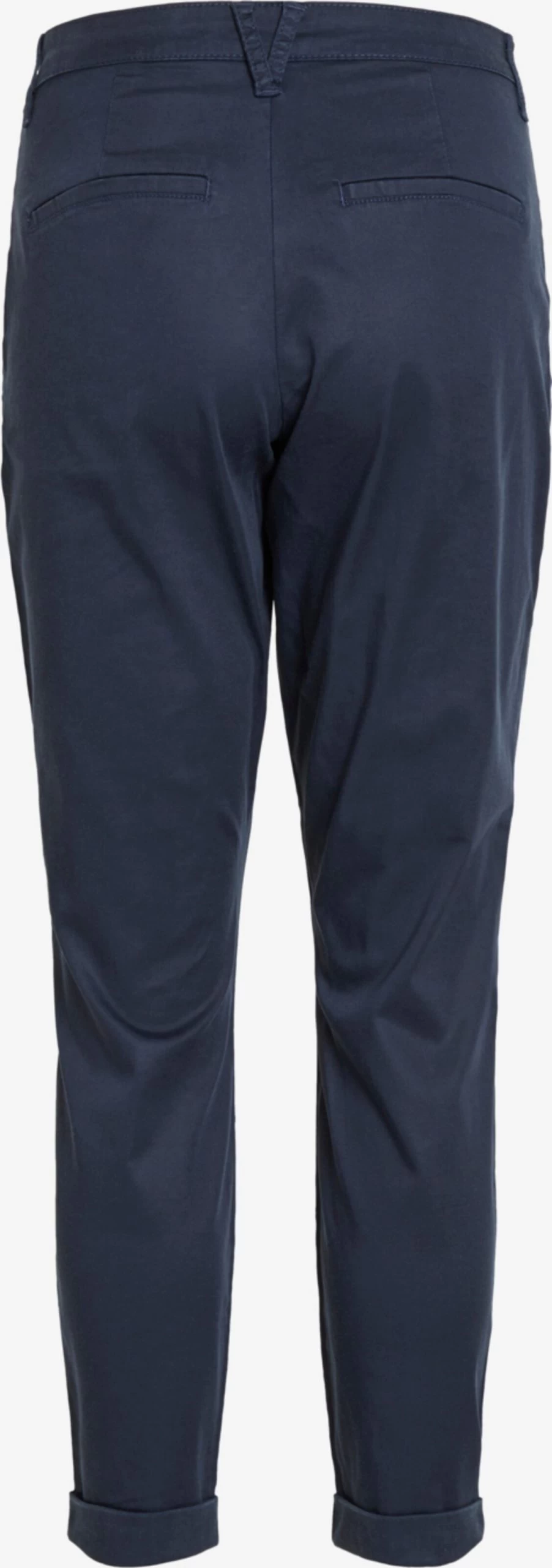 Vila Chinos Tapered Chino Dames Donkerblauw 4 Vila Chinos Tapered Chino Dames Donkerblauw - Afbeelding 2