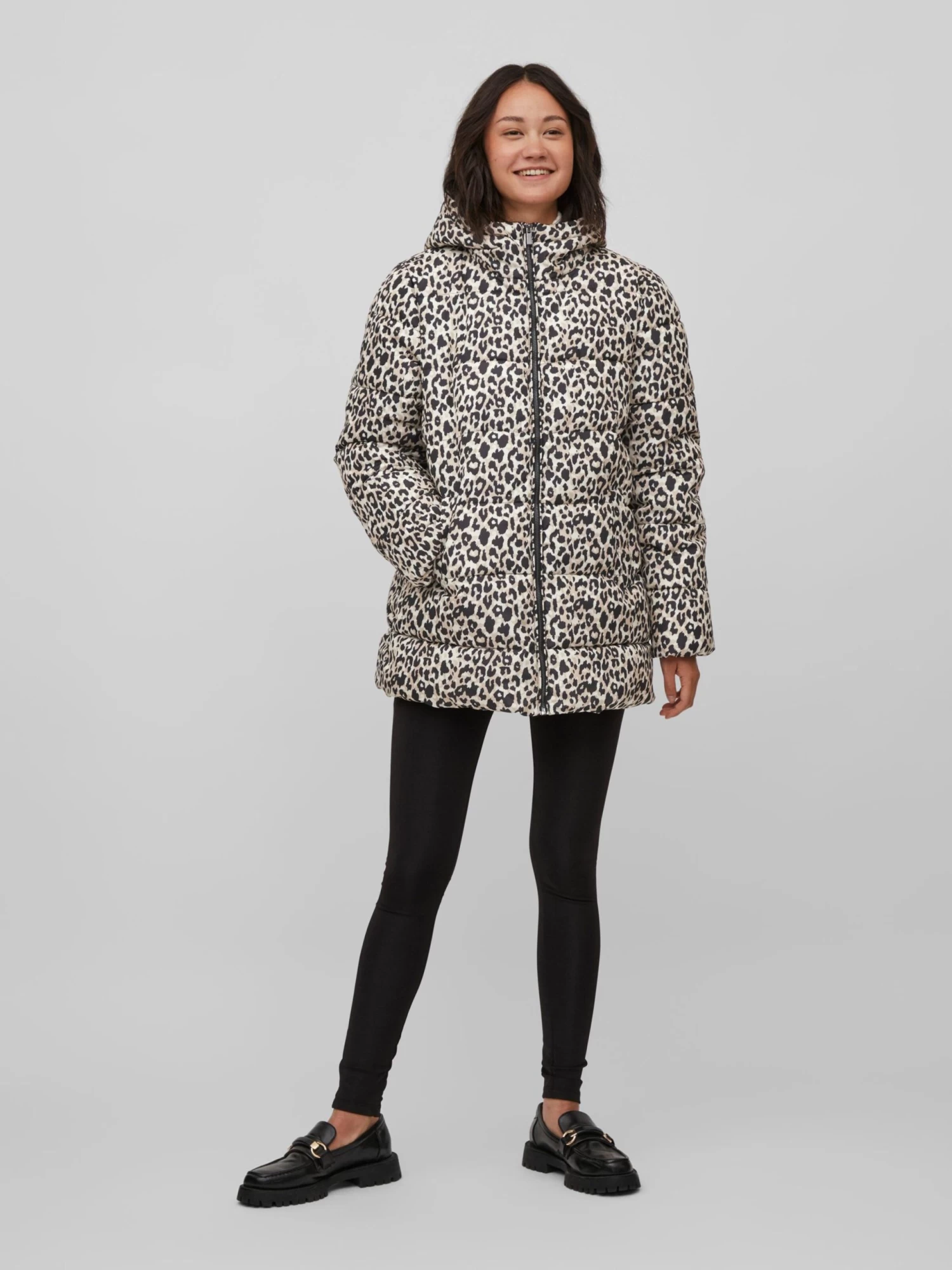 Vila Winterjassen Winterjas Tate Dames Beige / Crème 5 Vila Winterjassen Winterjas Tate Dames Beige / Crème - Afbeelding 3