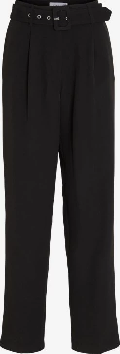Vila Bandplooibroeken Regular Bandplooibroek Ivy Dames Zwart