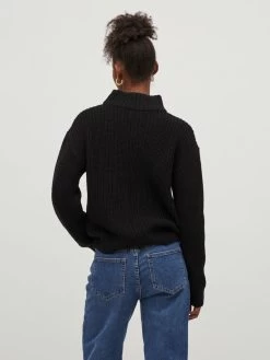 Vila Coltruien Trui Dames Zwart -Vila 11523c6a333a511fa95cc30b5892cd75