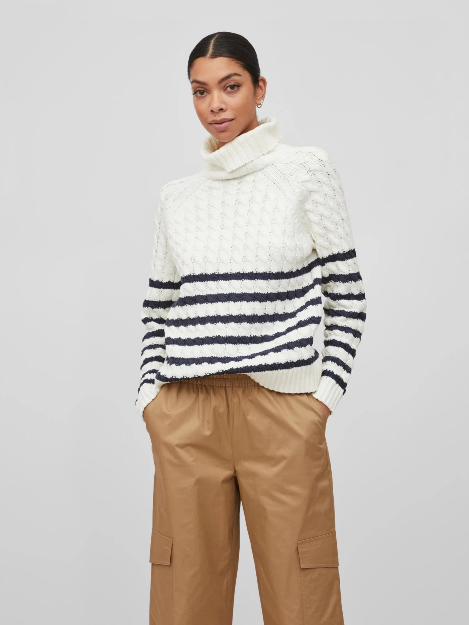 Vila Coltruien Trui Emmalina Dames Wit 5 Vila Coltruien Trui Emmalina Dames Wit - Afbeelding 3