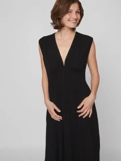 Vila Maxi Jurken Jurk Dames Zwart 15 Vila Maxi Jurken Jurk Dames Zwart -Vila 12ac54ab67d589dfb2c8aa969c56017a