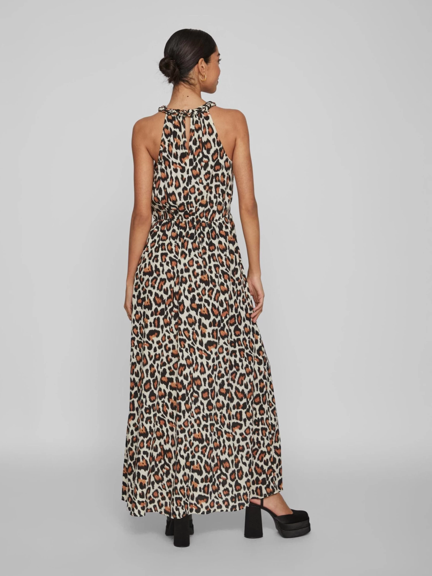 Vila Maxi Jurken Jurk Mesa Dames Crème 7 Vila Maxi Jurken Jurk Mesa Dames Crème - Afbeelding 5