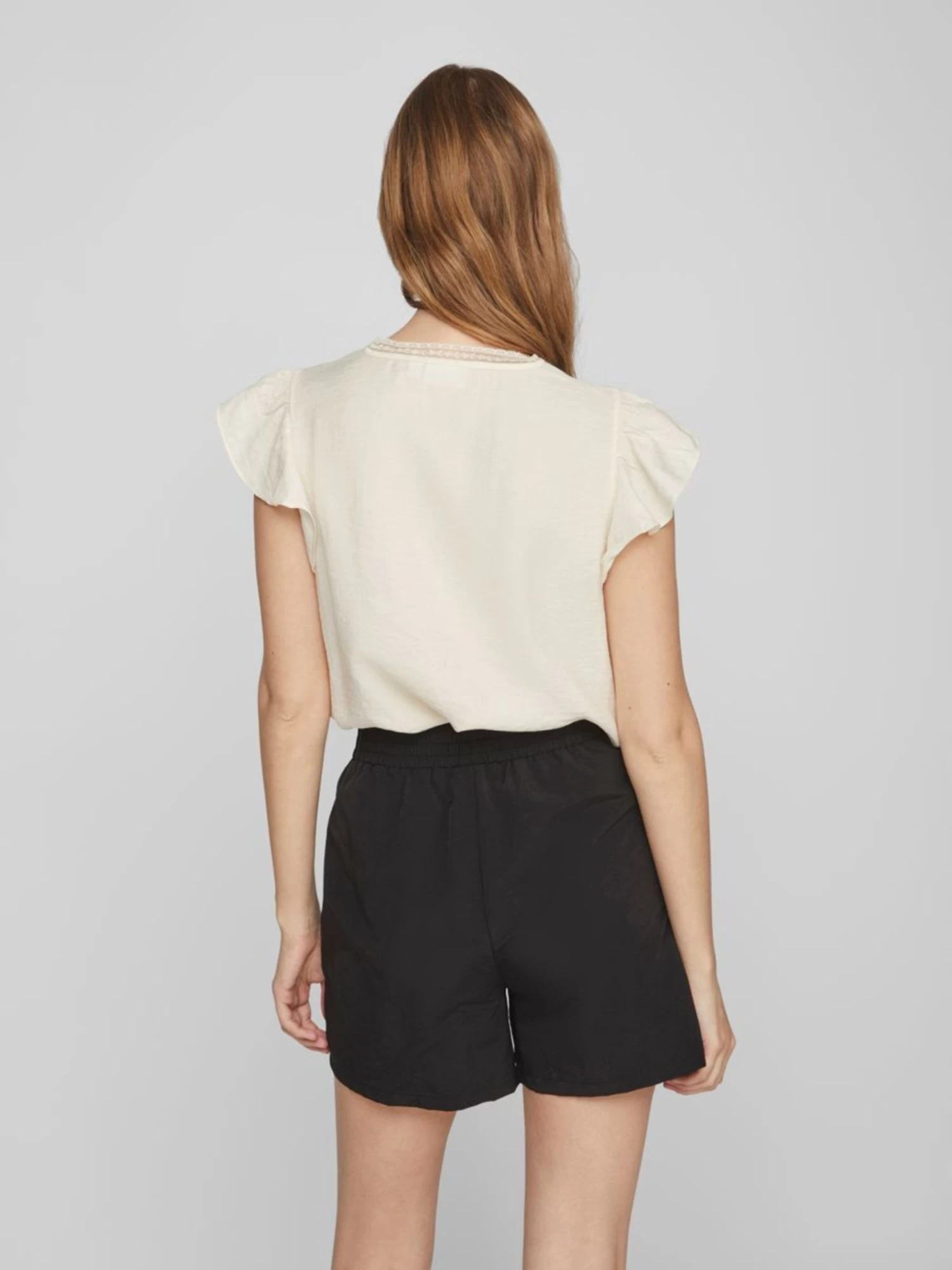 Vila Blouse Tops Blouse LUCIA Dames Beige 6 Vila Blouse Tops Blouse LUCIA Dames Beige - Afbeelding 4