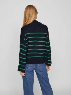 Vila Coltruien Trui Vigga Dames Navy -Vila 148681bdc052a8caf048fd228843d351