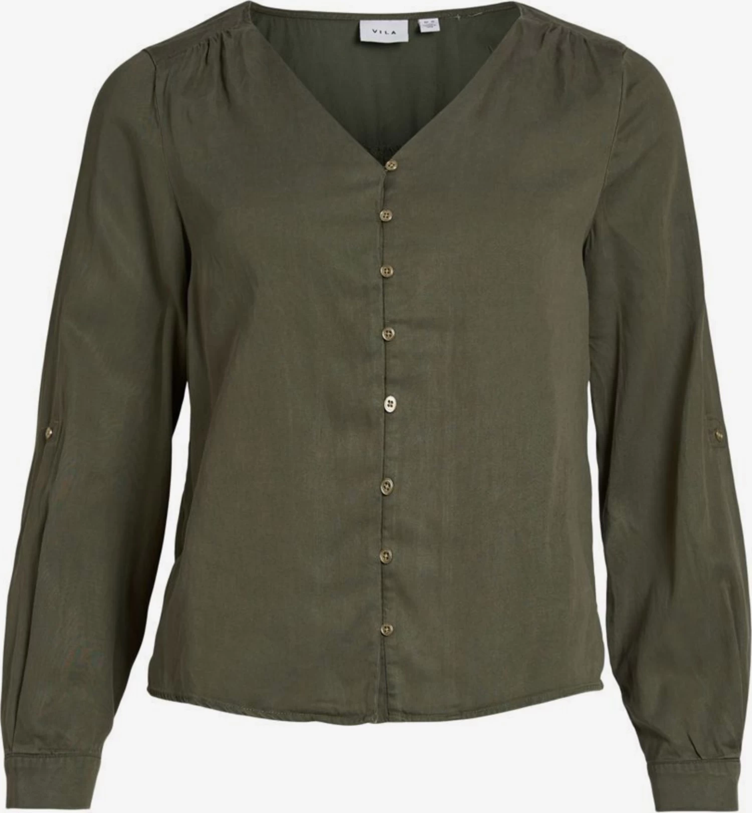 Longsleeves Shirt Dames Kaki 3 Longsleeves Shirt Dames Kaki