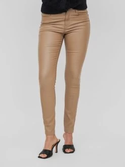 Vila Jeans Skinny Jeans Dames Donkerbeige 10 Vila Jeans Skinny Jeans Dames Donkerbeige -Vila 15528acd11aa8374936e32acd705e276