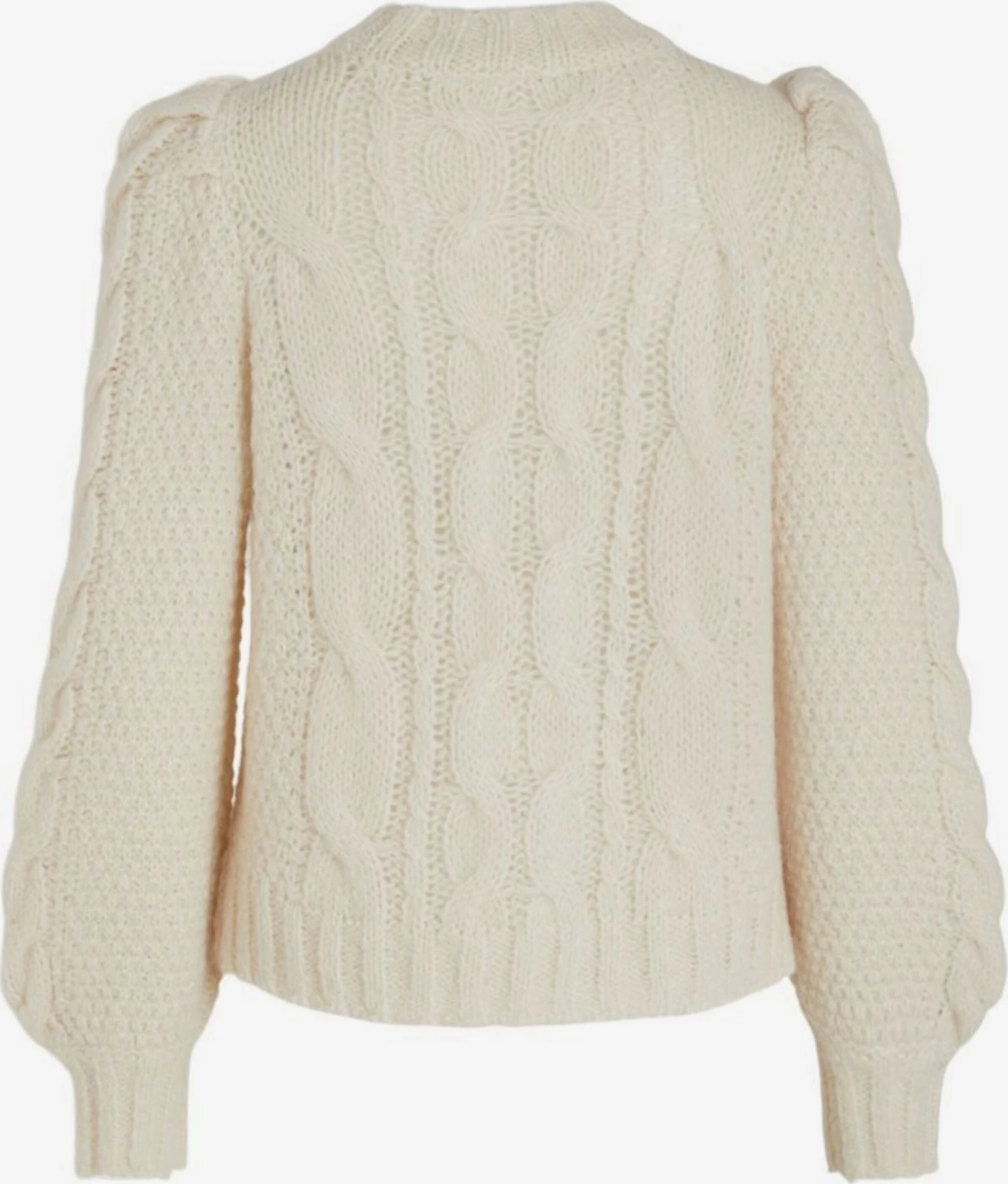 Vila Fijngebreide Truien Trui Dames Beige 4 Vila Fijngebreide Truien Trui Dames Beige - Afbeelding 2