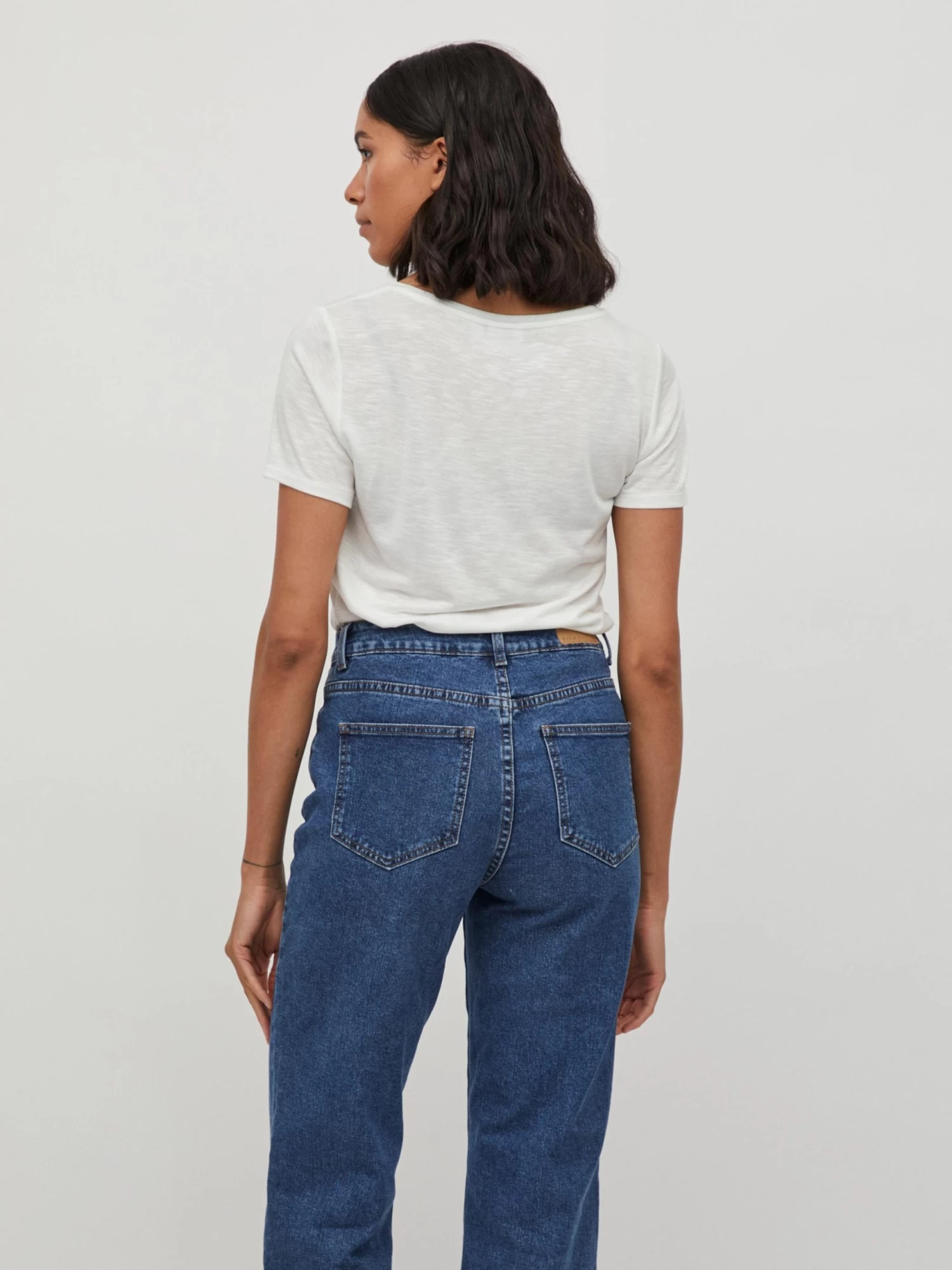 Vila T-shirts Shirt NOEL Dames Wit 6 Vila T-shirts Shirt NOEL Dames Wit - Afbeelding 4