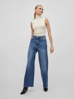 Vila Wide Leg Wide Leg Jeans Dames Blauw 13 Vila Wide Leg Wide Leg Jeans Dames Blauw -Vila 180c7e581136a7631e93fdd2fdf96471
