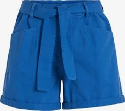 Vila Shorts Regular Broek LINDAS Dames Royal Blue/koningsblauw