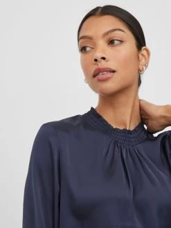 Vila Blouseshirts Blouse Dames Navy 15 Vila Blouseshirts Blouse Dames Navy -Vila 182f91fc183436fede690fe545dc2f20