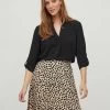 Blouses Met Korte Mouw Blouse Dames Zwart -Vila 192a8398183d51b48225a2b00bad8d06
