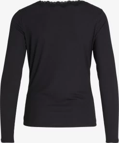 Vila Longsleeves Shirt Zetty Dames Zwart -Vila 197b47c22d0b22f841d673c8ba718e0a
