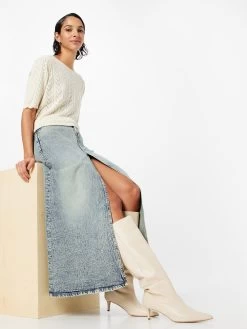 Vila Fijngebreide Truien Trui Dames Crème -Vila 199c9cc908769b0650aea7047dffc92a