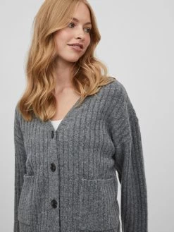 Vila Vesten Gebreid Vest Irina Dames Grijs Gemêleerd 13 Vila Vesten Gebreid Vest Irina Dames Grijs Gemêleerd -Vila 19c2c5f4d783e552ffe0853501b96852